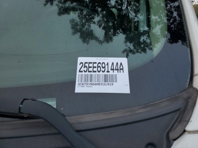 2017 RAM ProMaster 1500 Low Roof