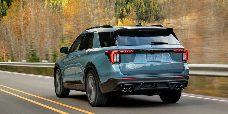 2026 Ford Explorer Driving Down Highway