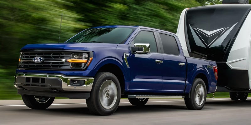 2026 Ford F-150 towing a trailer