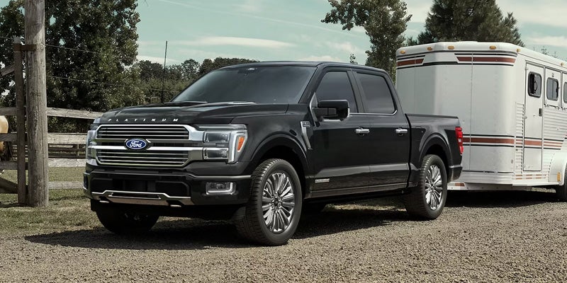 F-150 Towing a Horse Trailer