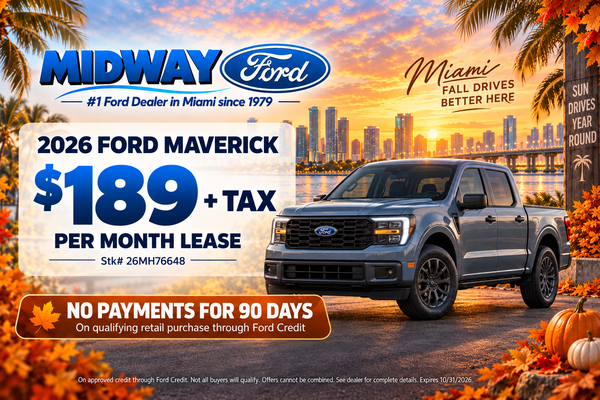 2026 Ford Maverick XL Hybrid lease $189 per month plus tax
