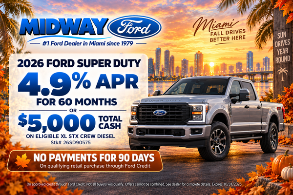 2026 Ford Super Duty 4.9% APR for 60 months