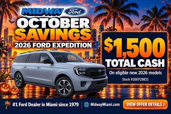 2026 Ford Expedition with $1,500 bonus cash