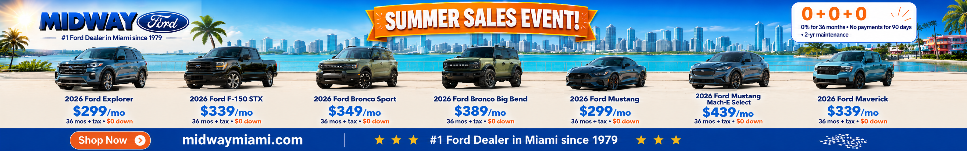 SUMMER SALES EVENT!