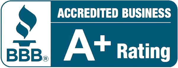 BBB Accredited Business, A+ Rating