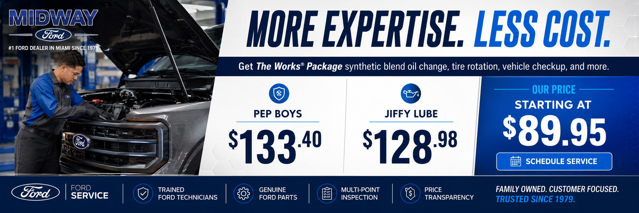 The Works® Package — Starting at $89.95